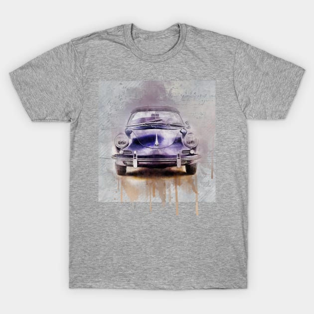 porsche 356 T-Shirt by AaaahEeeekStudio